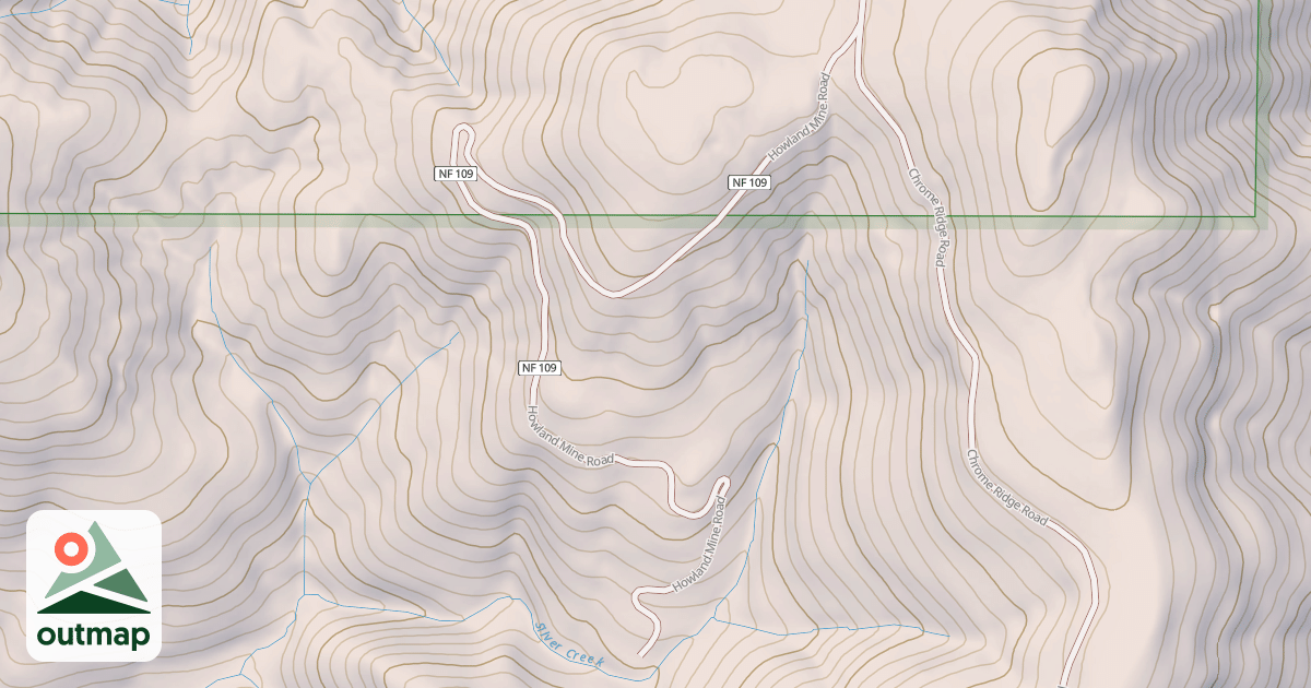 Map of HOWLAND MINE