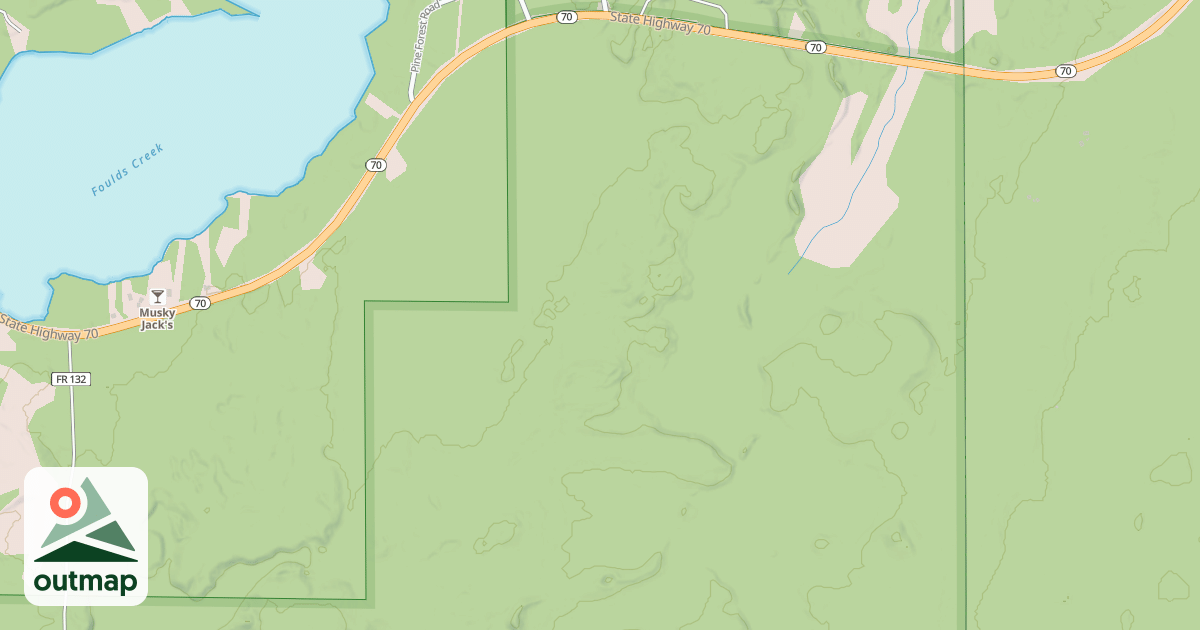 Map of USFS Motor Vehicle Use Map Trails 13083