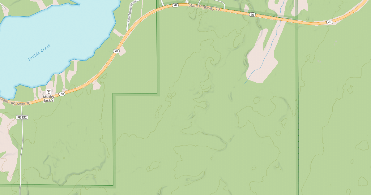 Map preview of USFS Motor Vehicle Use Map Trails 13083