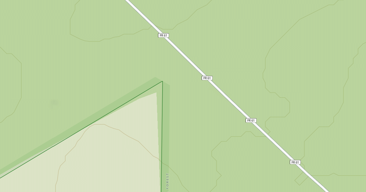 Map preview of USFS National Forest System Roads {7BCBF3AA-2DB3-49CD-96CE-4AB87FEAFF52}