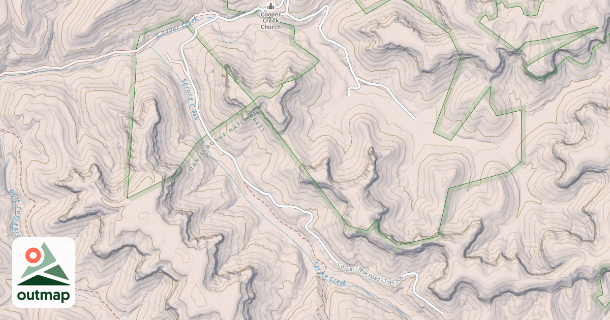 Map of SPRUCE CREEK