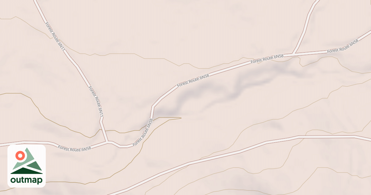 Map of USFS National Forest System Roads {58F1C36A-D3C2-418C-A91F-D0DEA40684C7}