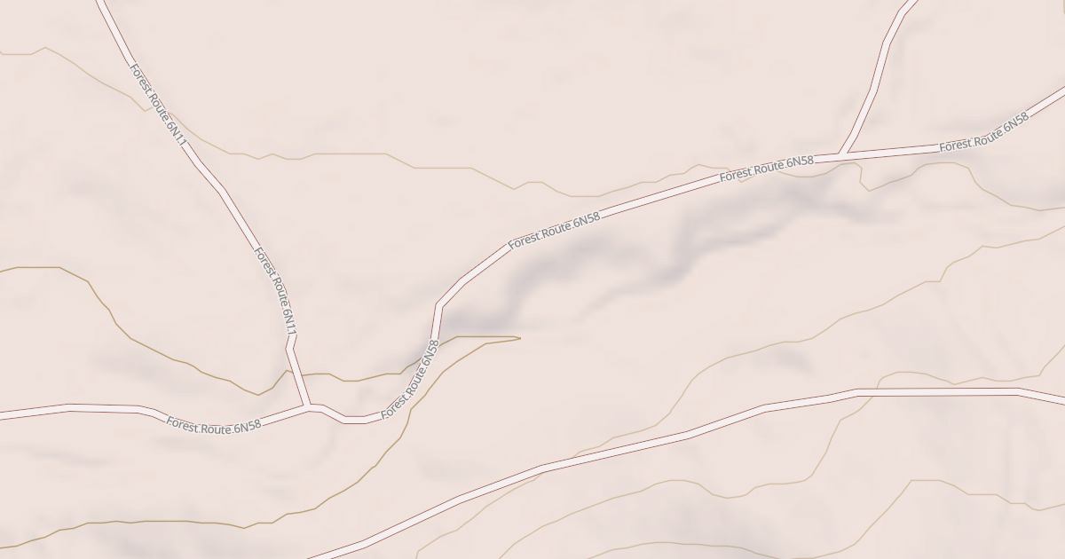 Map preview of USFS National Forest System Roads {58F1C36A-D3C2-418C-A91F-D0DEA40684C7}