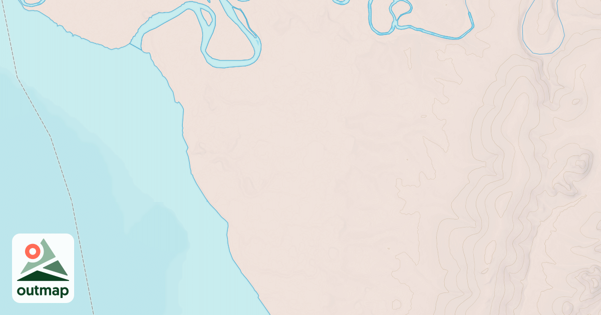 Map of Iditarod National Historic Trail