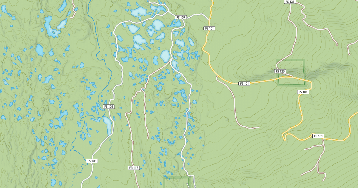 Map preview of EAST FORK
