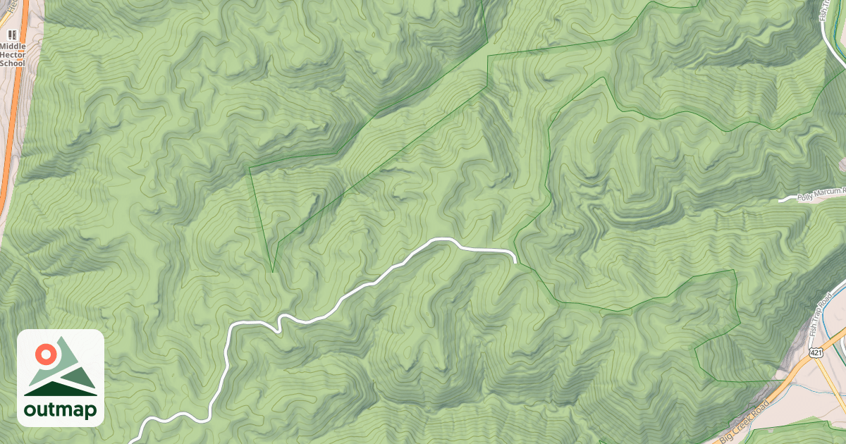 Map of BRITTON BRANCH