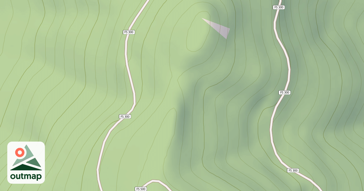 Map of USFS Motor Vehicle Use Map Trails 8644