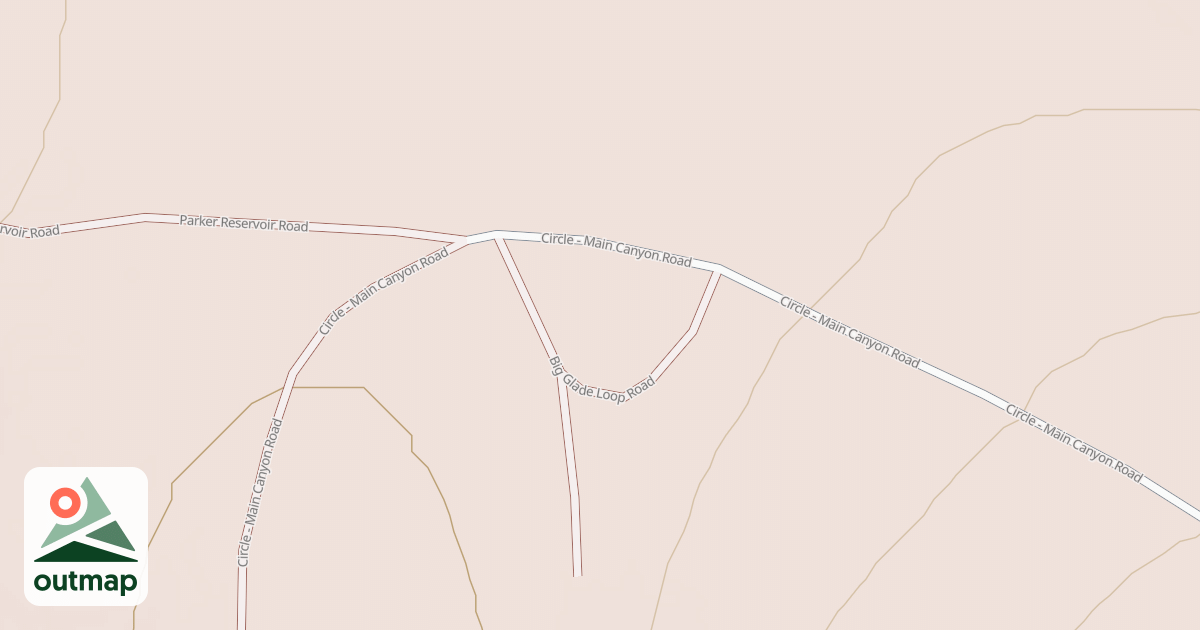 Map of BIG GLADE LOOP