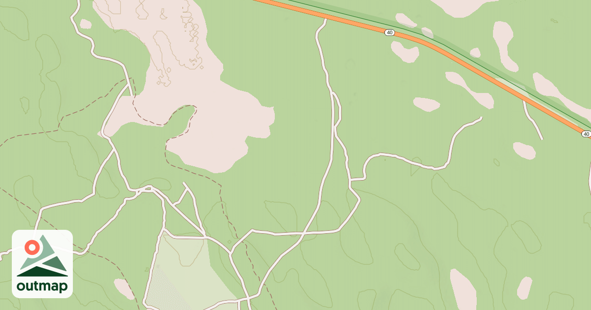 Map of USFS Motor Vehicle Use Map Roads {4FDA0F1B-CDEB-4E04-AF1A-1A1FAA186D37}