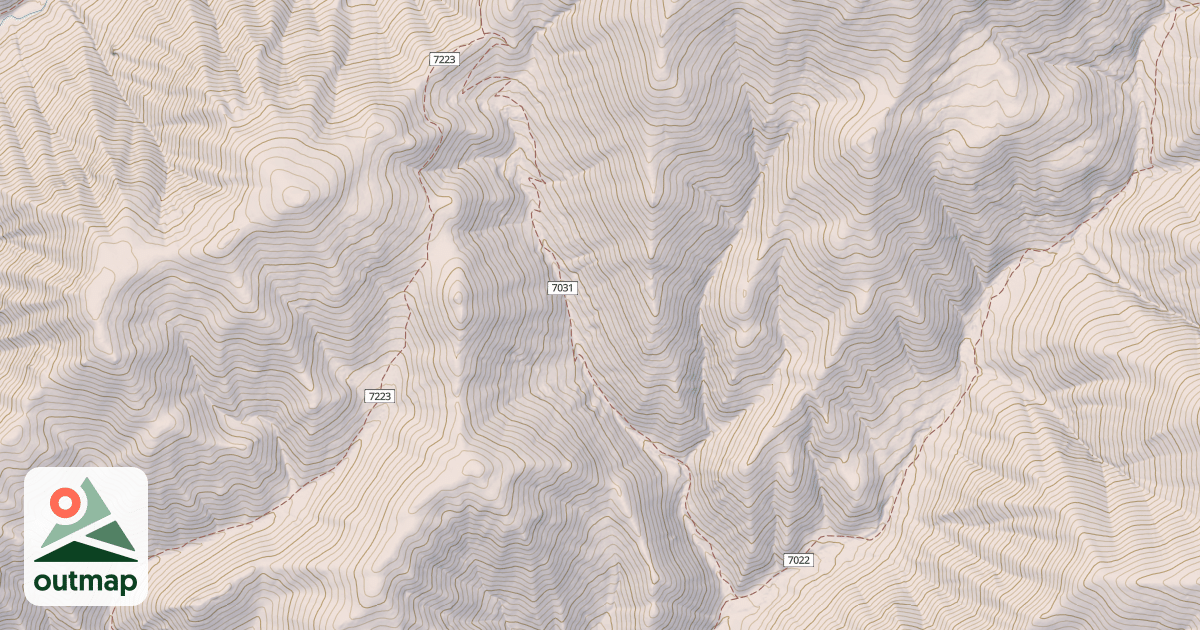 Map of CAMP GULCH