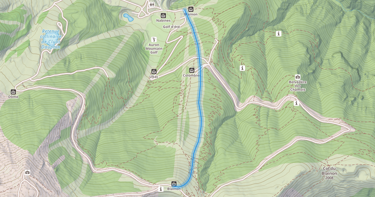 Map preview of Colombier