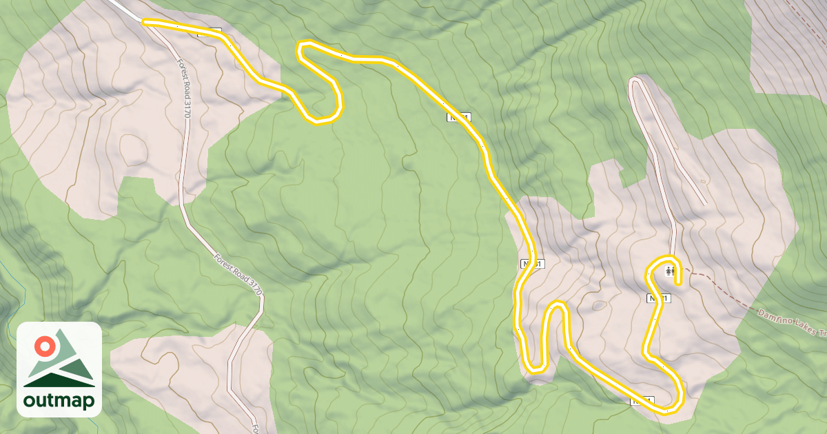 Map of Canyon Creek Road