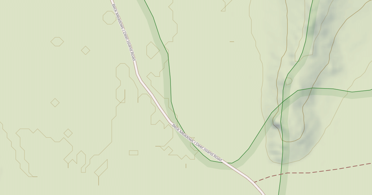 Map preview of BECK MEADOWS / DEER ISLAND RD