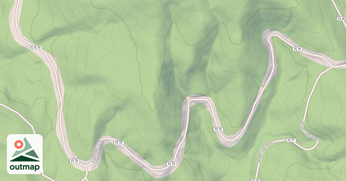 Map of BLUE VALLEY