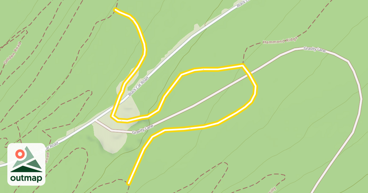 Map of Twin Pines Loop
