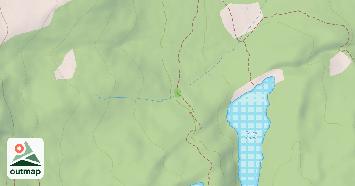 Map of Green Pond