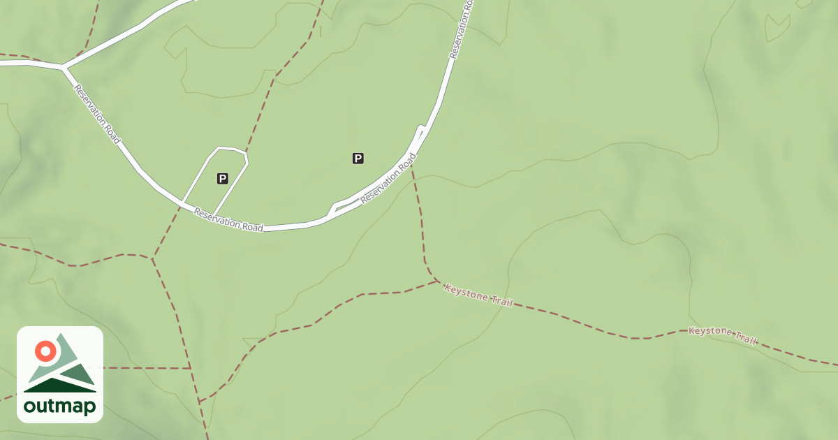 Map of Keystone Trail