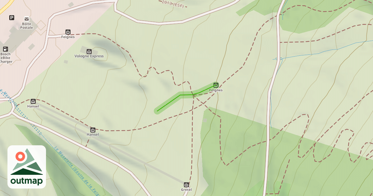 Map of École