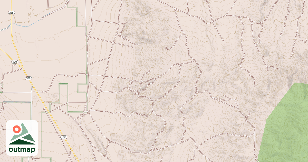 Map of SPRING CREEK ROAD
