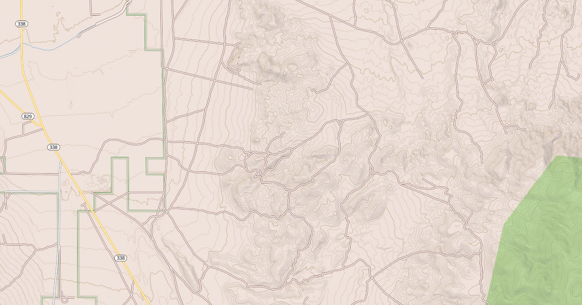 Map preview of SPRING CREEK ROAD