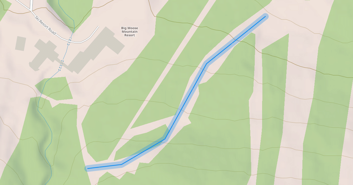 Map preview of Upper Squaw Brook