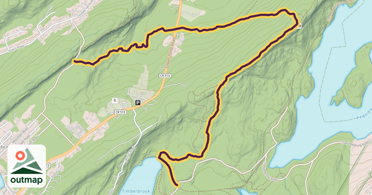 Map of Four Birds Trail