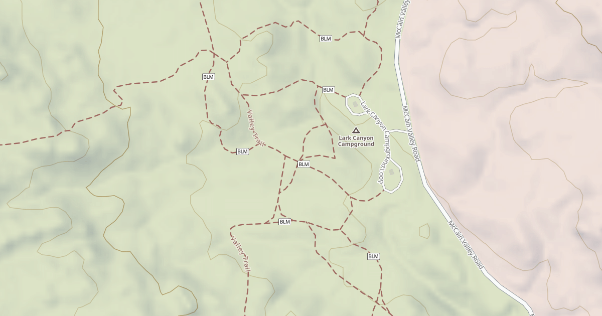 Map preview of BLM National GTLF Public Motorized Trails 81bf95a7-73c3-4e90-a09d-20b98dfcc4a6