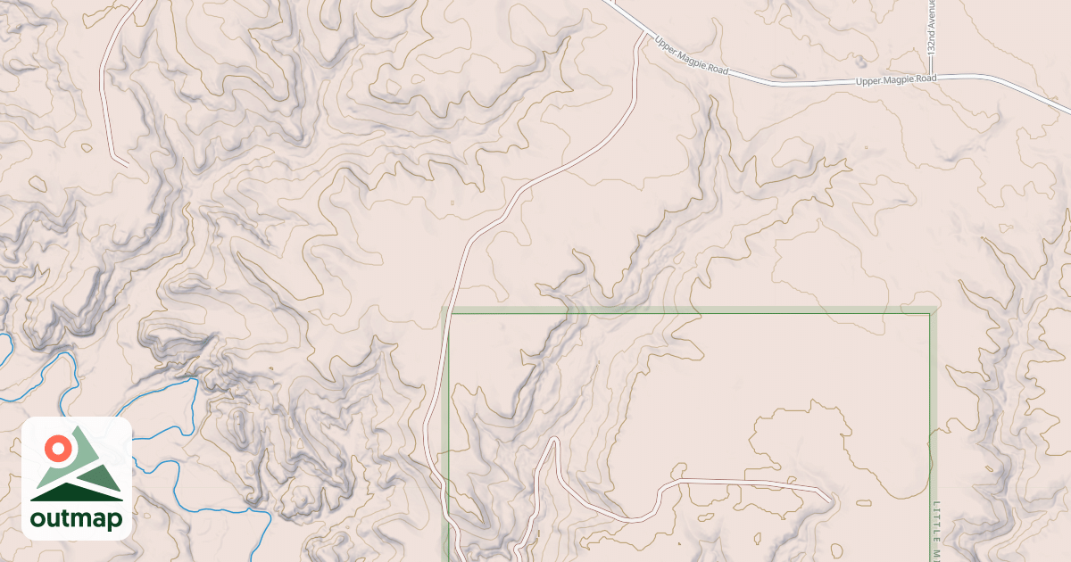 Map of (FDR) UPPER MAGPIE CROSSING