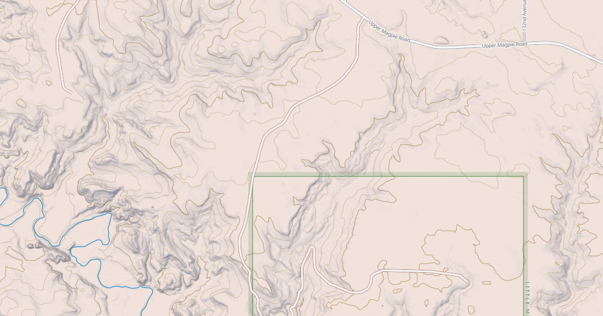 Map preview of (FDR) UPPER MAGPIE CROSSING