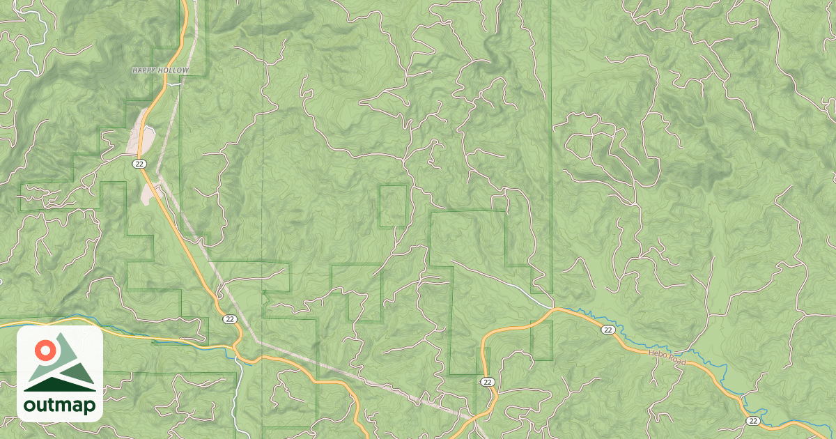 Map of LITTLE HEBO