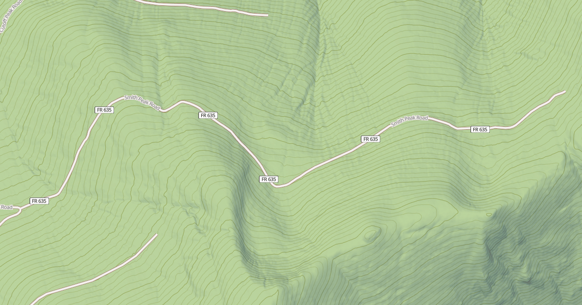 Map preview of SMITH PEAK