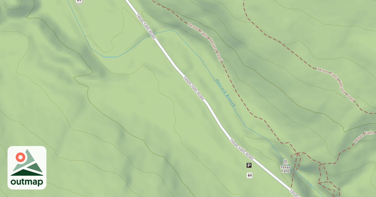 Map of TEXAS GAP SPUR