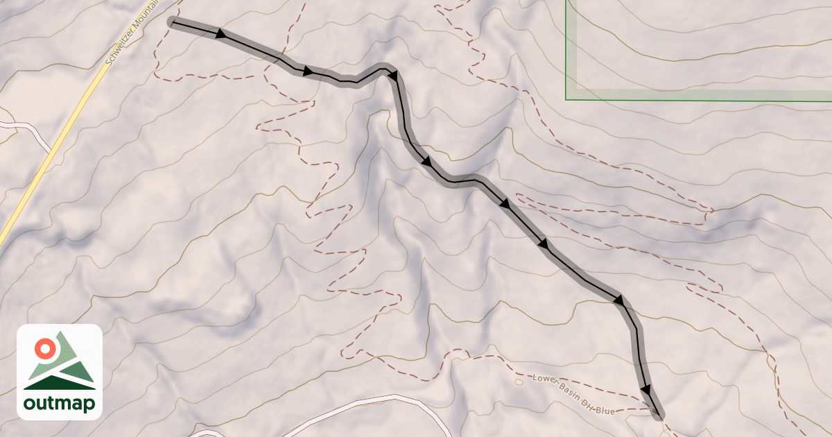 Map of Lower Basin DH Black