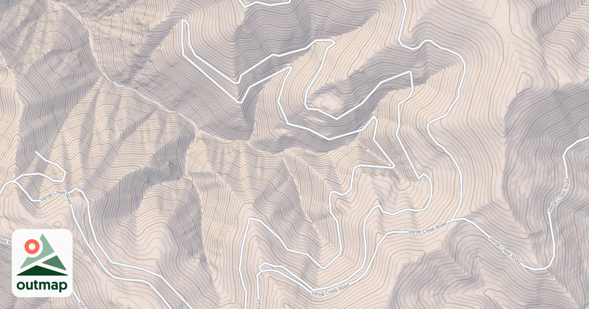 Map of EAGLE ROCK CREEK