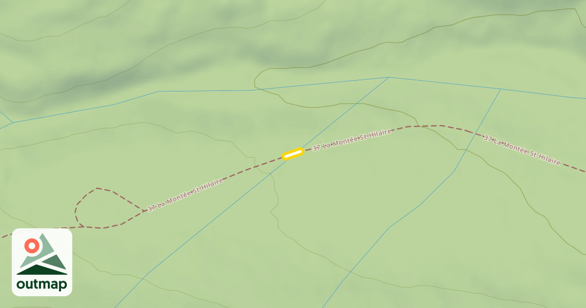 Map of 37 La Montée St-Hilaire