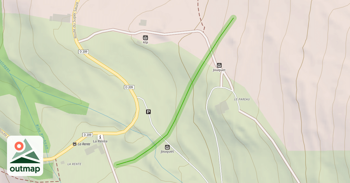 Map of Liaison La Rente