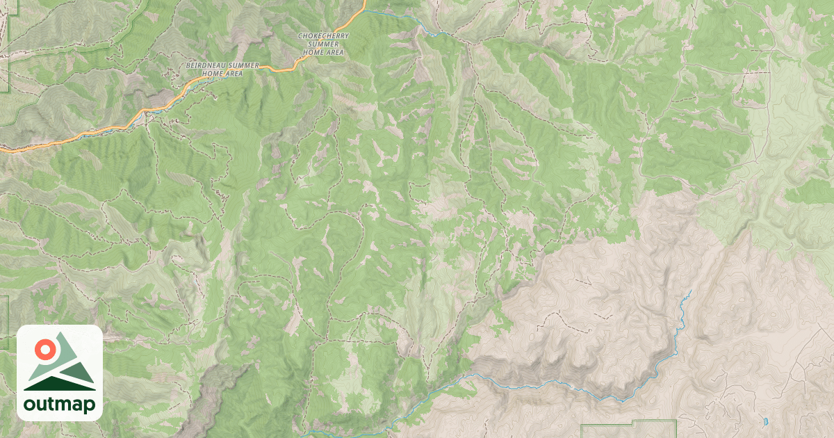 Map of COWLEY CANYON-HERD HOLLOW