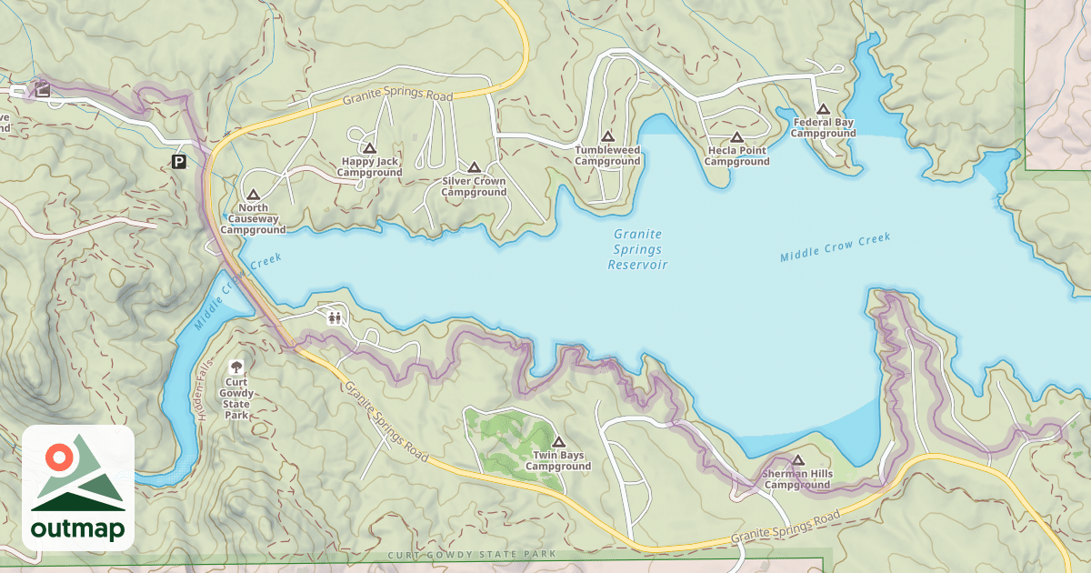 Map of Shoreline