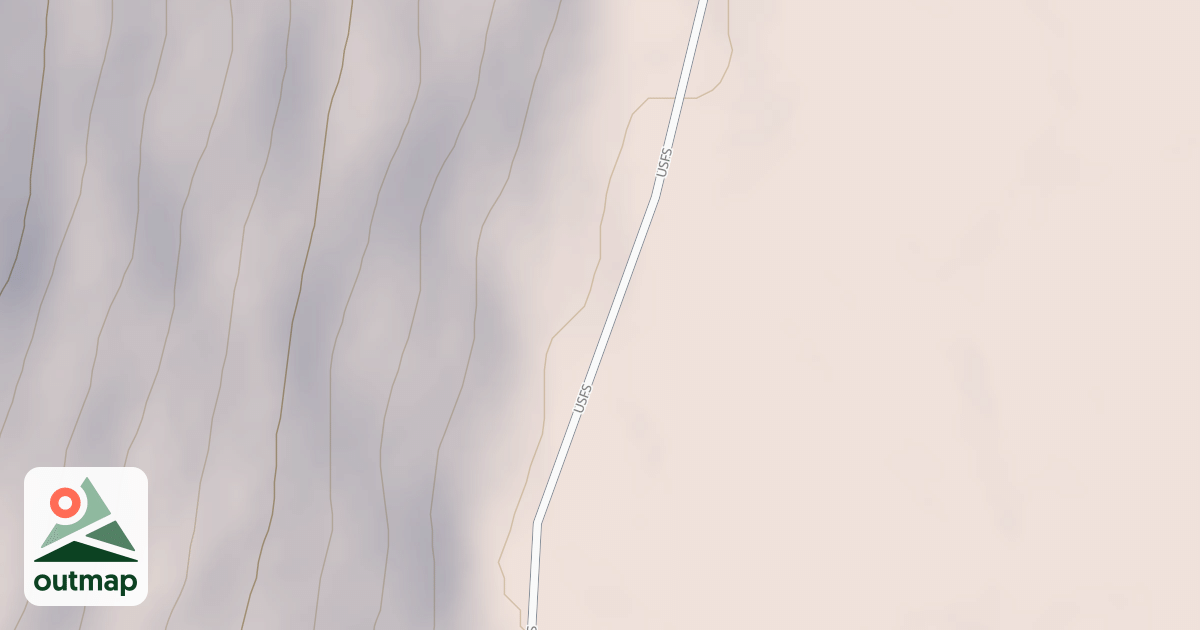 Map of Twin Lakes Road