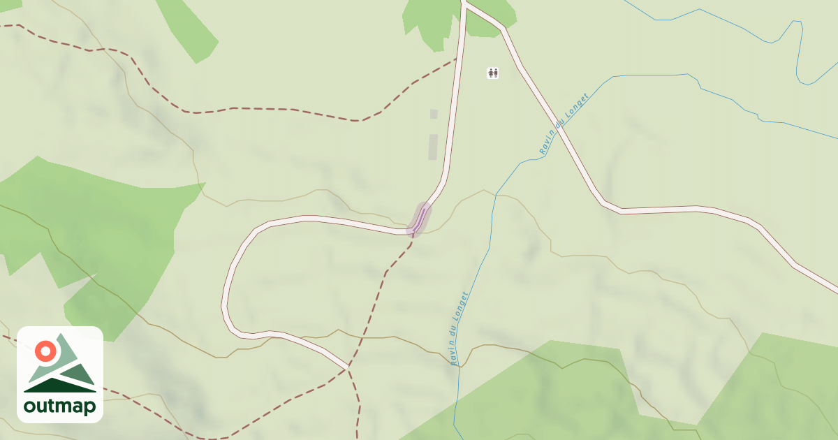 Map of Les Planchettes - Forestière / Les Clots