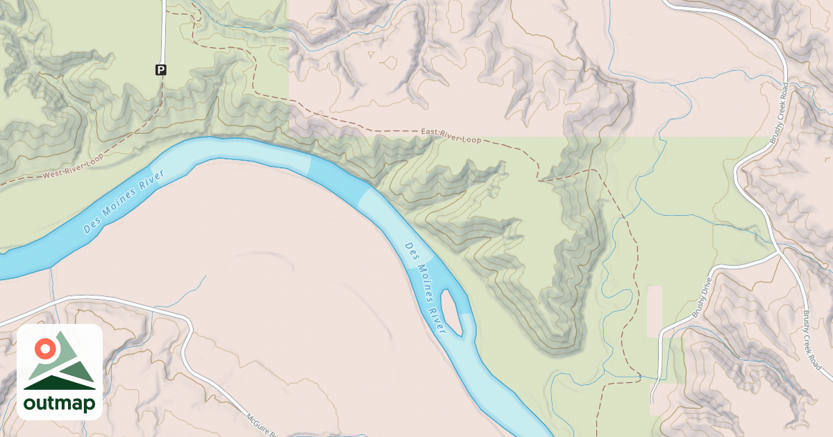 Map of East River Loop