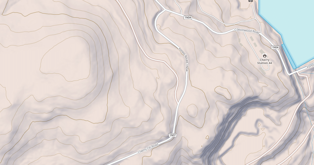 Map preview of CHERRY LAKE ROAD