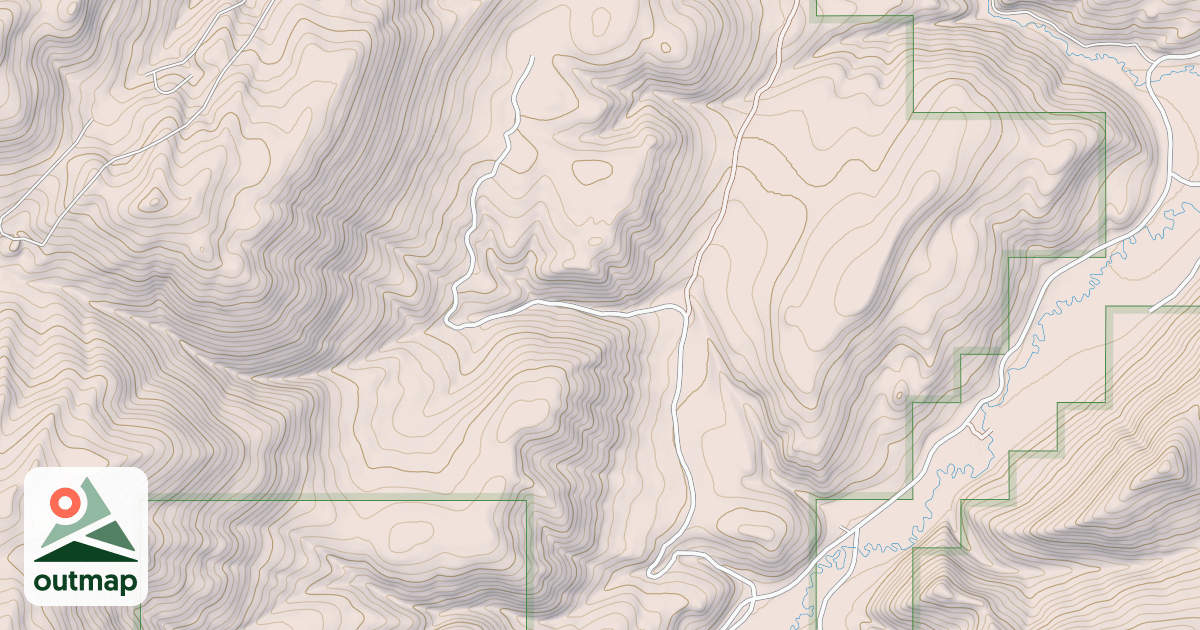 Map of MANNING CREEK