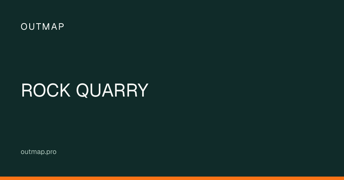 Map of ROCK QUARRY