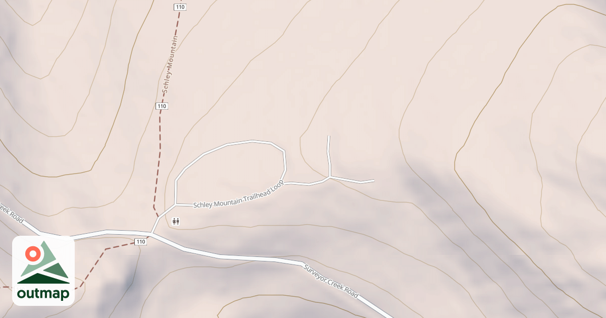 Map of SCHLEY MTN TH CORRAL & PARKING