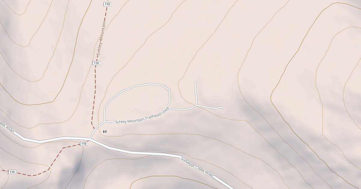 Map preview of SCHLEY MTN TH CORRAL & PARKING