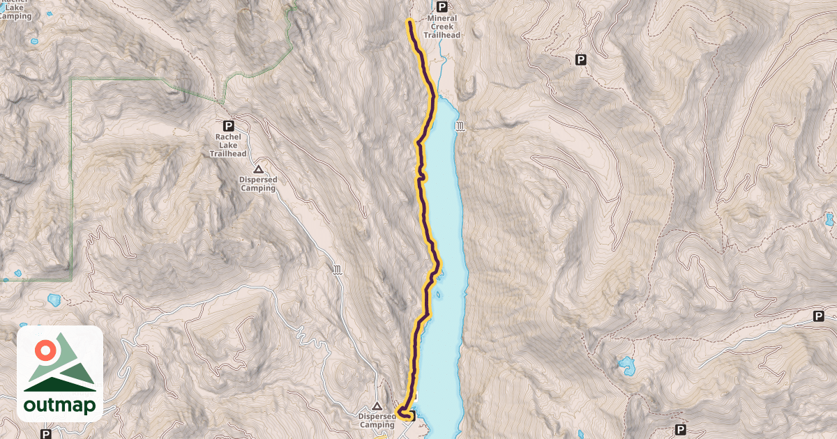 Map of Little Kachess Trail