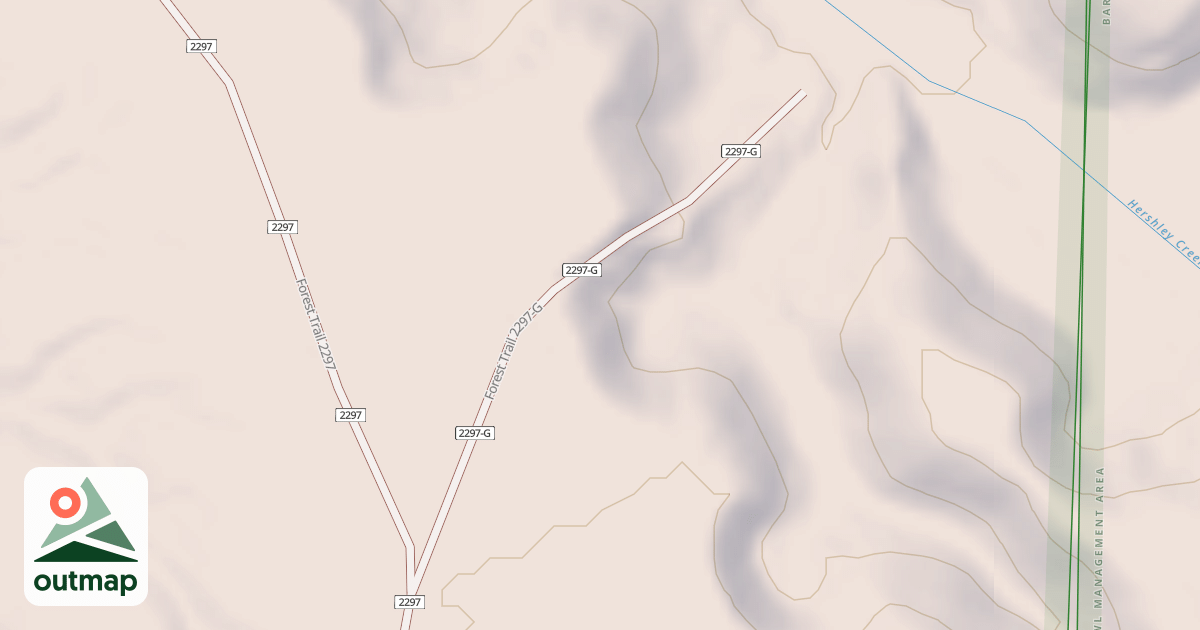 Map of USFS Motor Vehicle Use Map Trails 21485