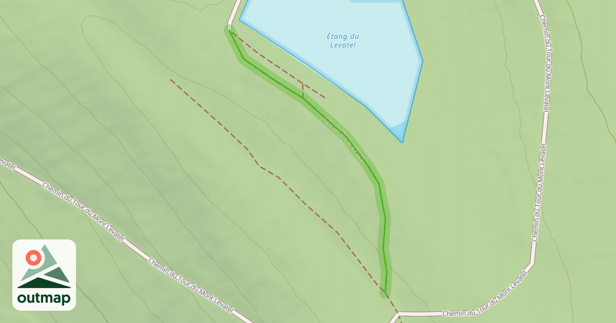 Map of l tour du L evatel