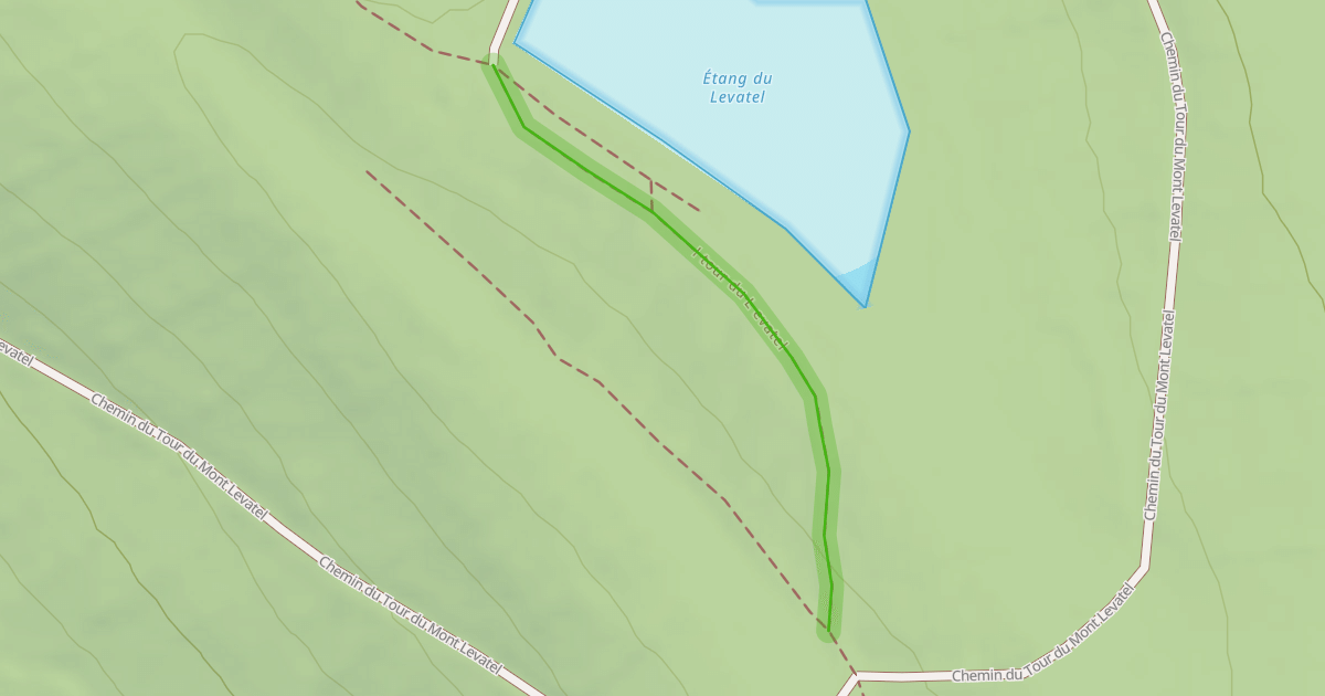 Map preview of l tour du L evatel